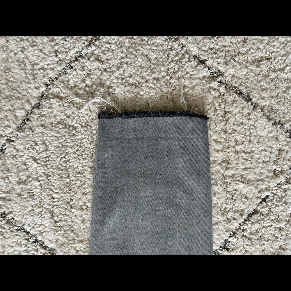 Women’s Pacsun ripped ankle denim gray jean - Picture 3 of 5